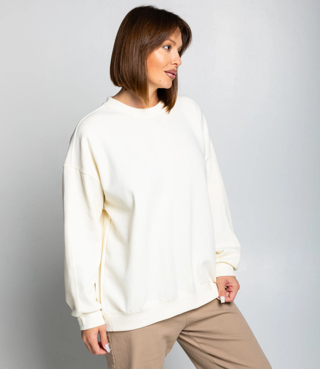 Свитшот #КТ329 (3), кремовый - Dommod фото 2
