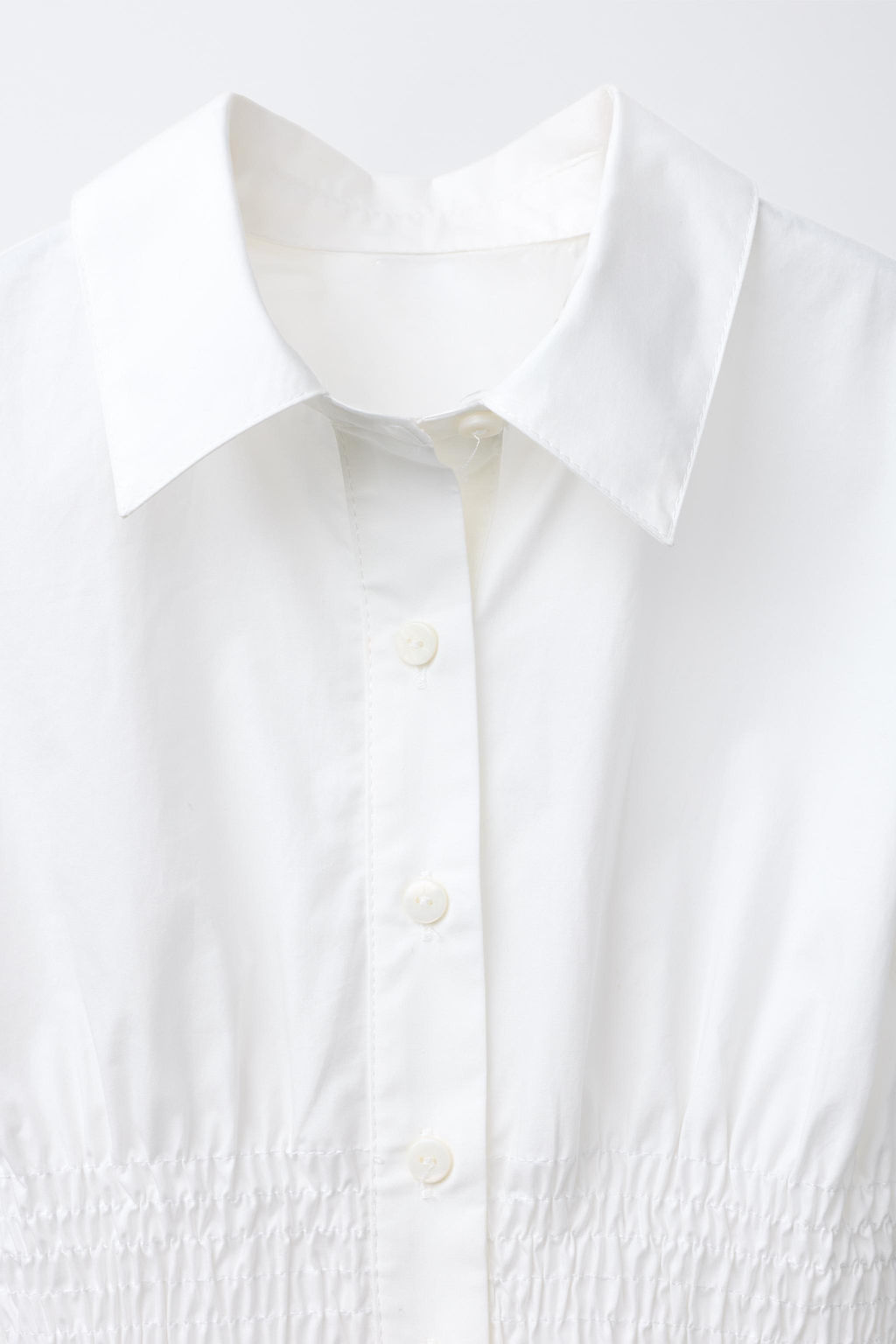 SHIRT WITH ELASTIC AND CONTRAST BOWS - Zara фото 3