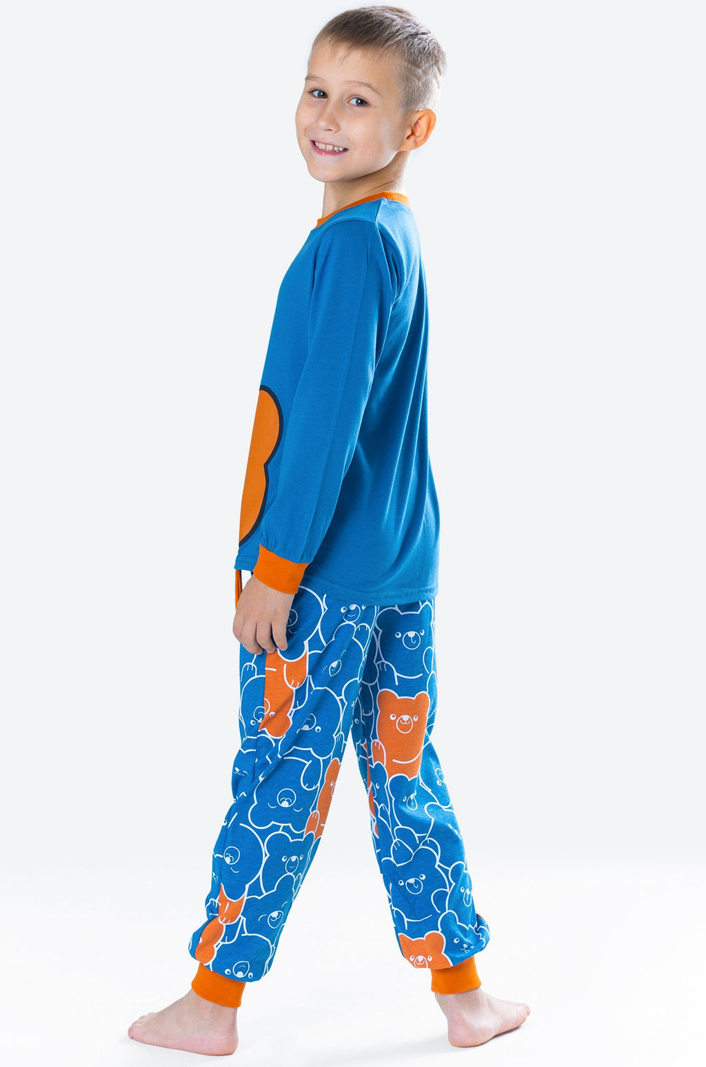 Хлопковая пижама для мальчика Bonito  фото 4