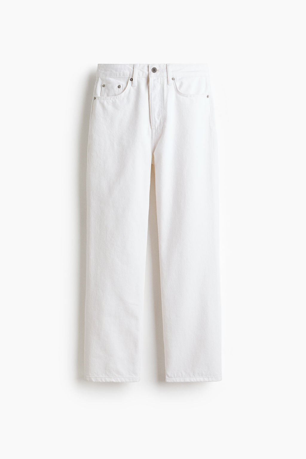 Straight High Waist Ankle Jeans - H&m фото 2