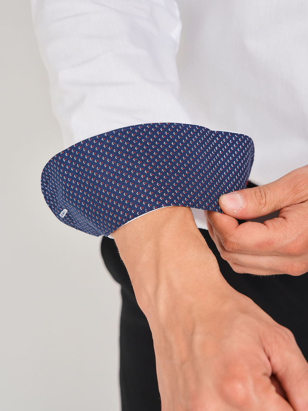 Сорочка мужская длинный рукав CASINO c100/157/ice/15p  фото 5