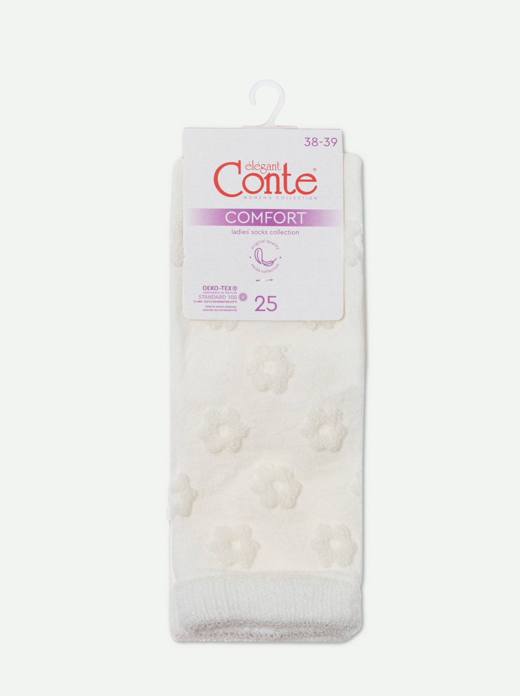 Цена за 2 пары. Носки теплые CONTE COMFORT Махровые носки из хлопка с объемными рисунками - Conte elegant фото 6