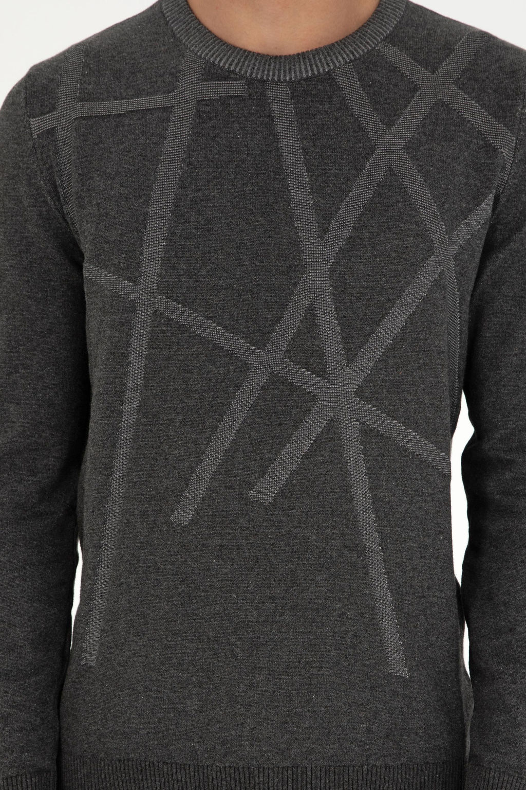 Мужской свитер антрацитового меланжа - U.s. polo assn фото 6