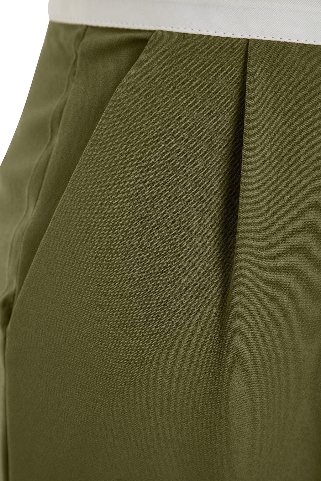 TRENDYOLMILLA Siyah Wide Leg/Genis Paca Yuksek Bel Kemer Detayl? Dokuma Kumas Pantolon TWOSS23PL00150  фото 7