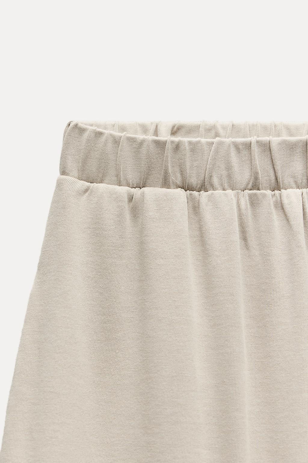 HEAVY COTTON BALLOON FIT TROUSERS - Zara фото 4