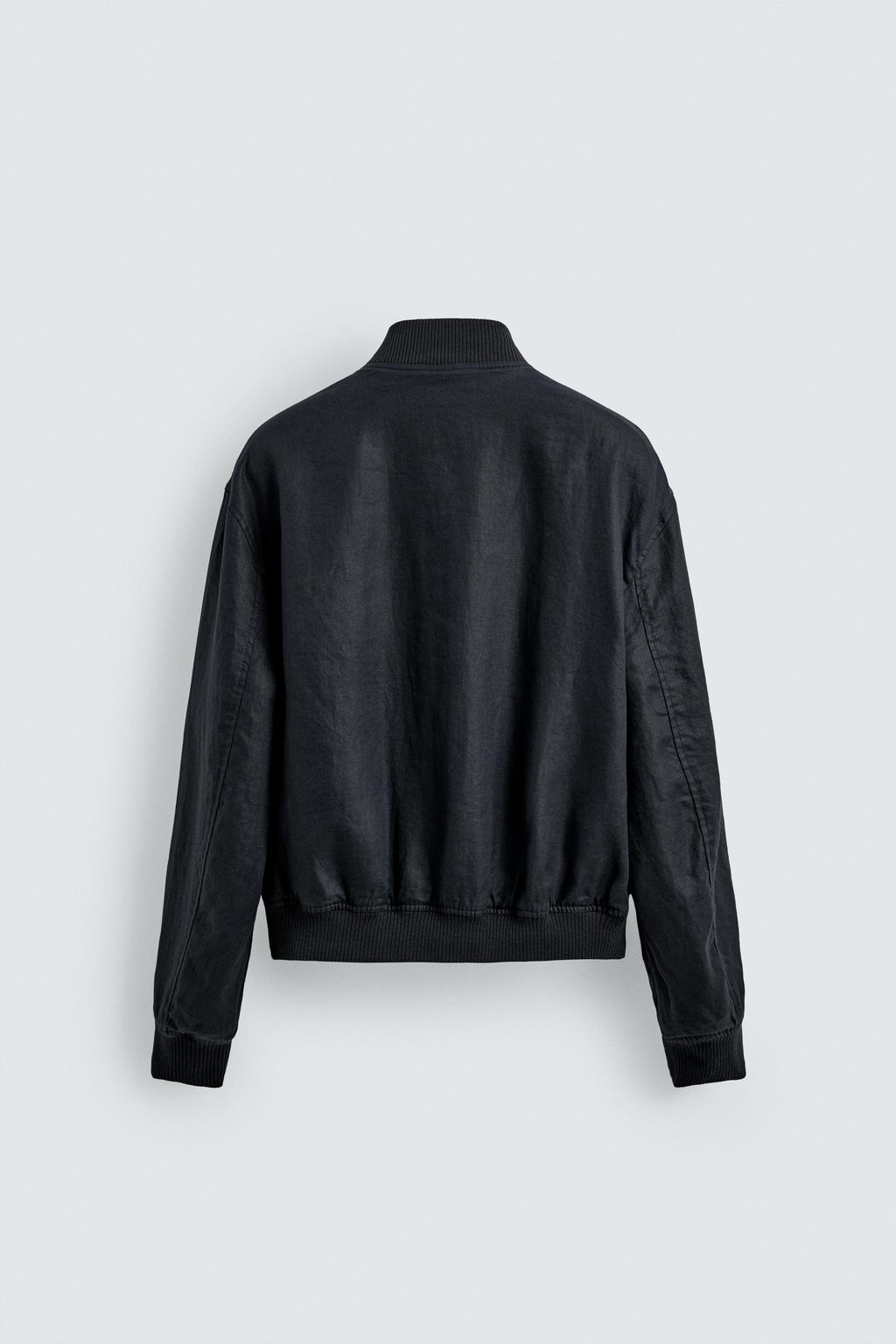 CAZADORA BOMBER 100% LINO / Marino - Zara фото 9