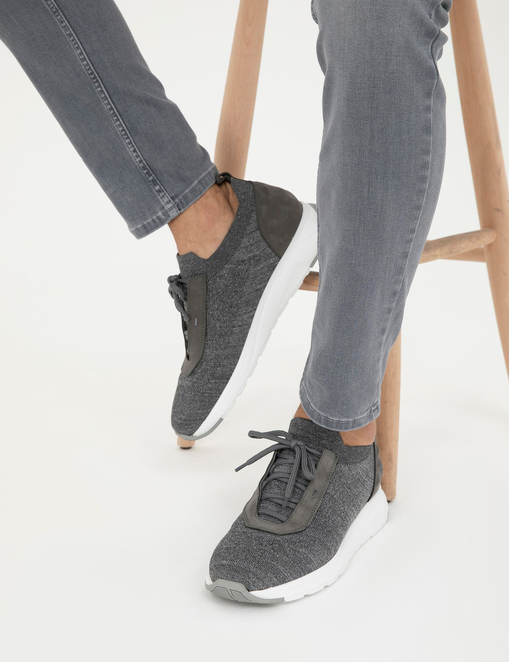Antrasit Eva Taban Sneaker Ayakkab_