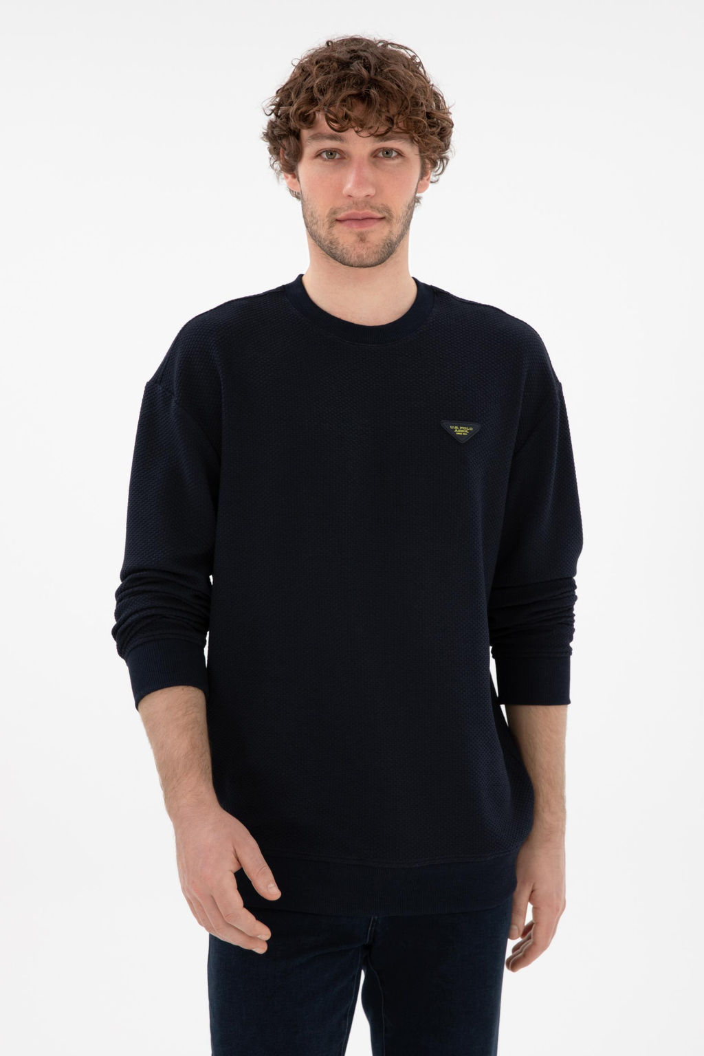 Мужская темно -синяя толстовка Неожиданная скидка в корзине - U.s. polo assn фото 3