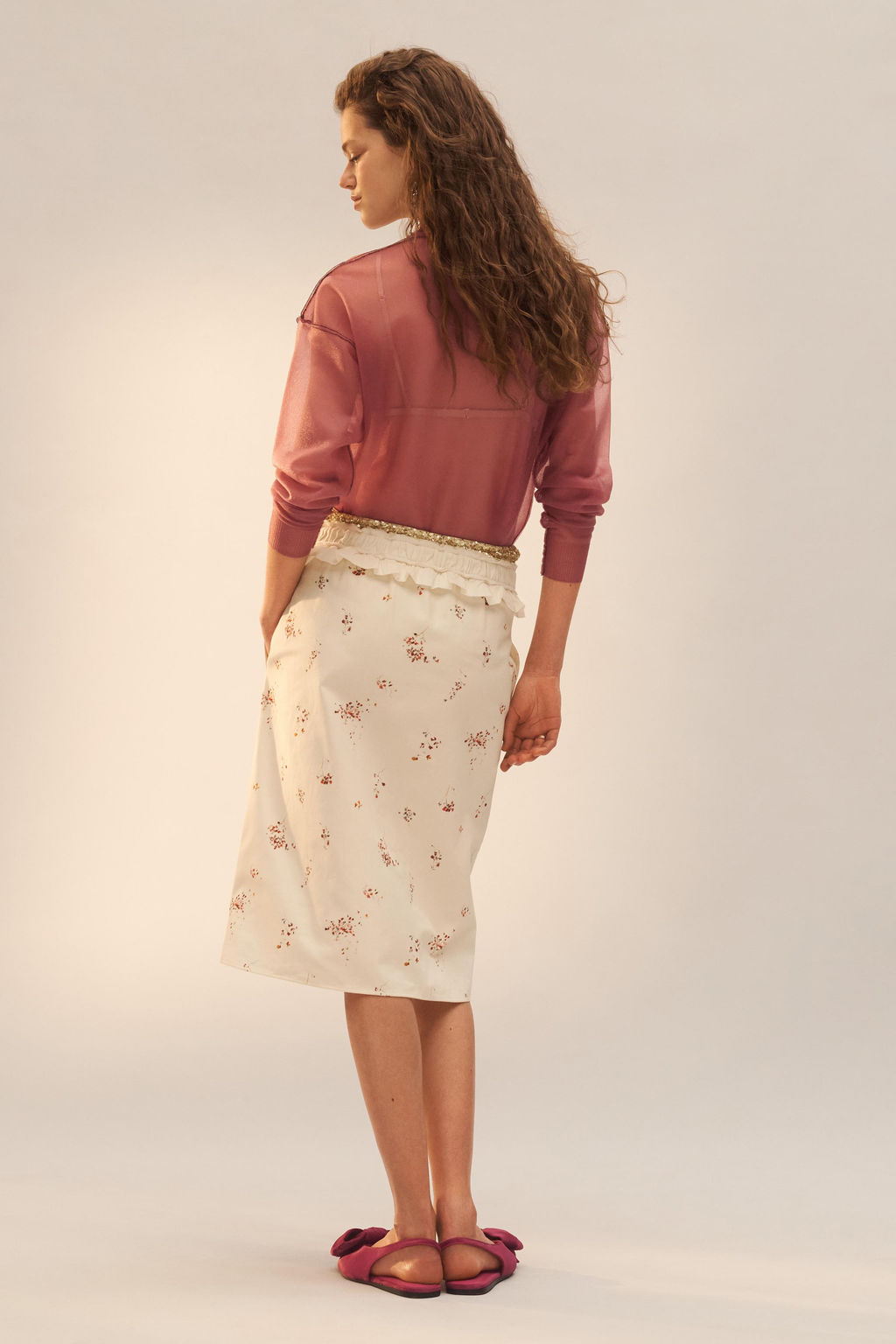 FALDA MIDI ESTAMPADA LIMITED EDITION / Estampado - Zara фото 3