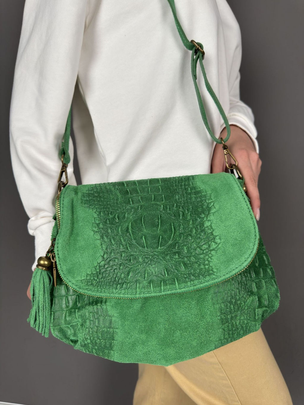 Сумка женская из телячьей кожи