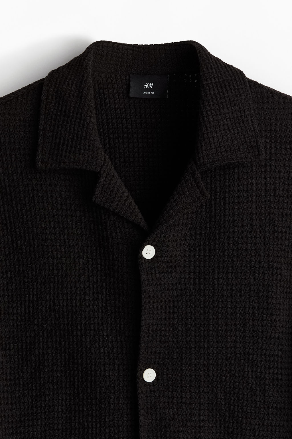 Camisa resort gofrada Loose Fit - H&m фото 3