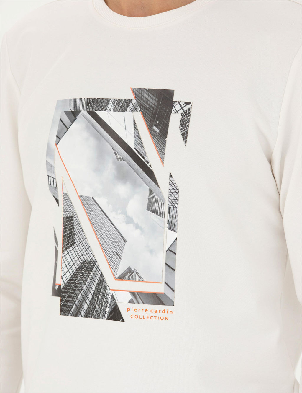 Ekru Regular Fit Sweatshirt - Pierre cardin фото 7
