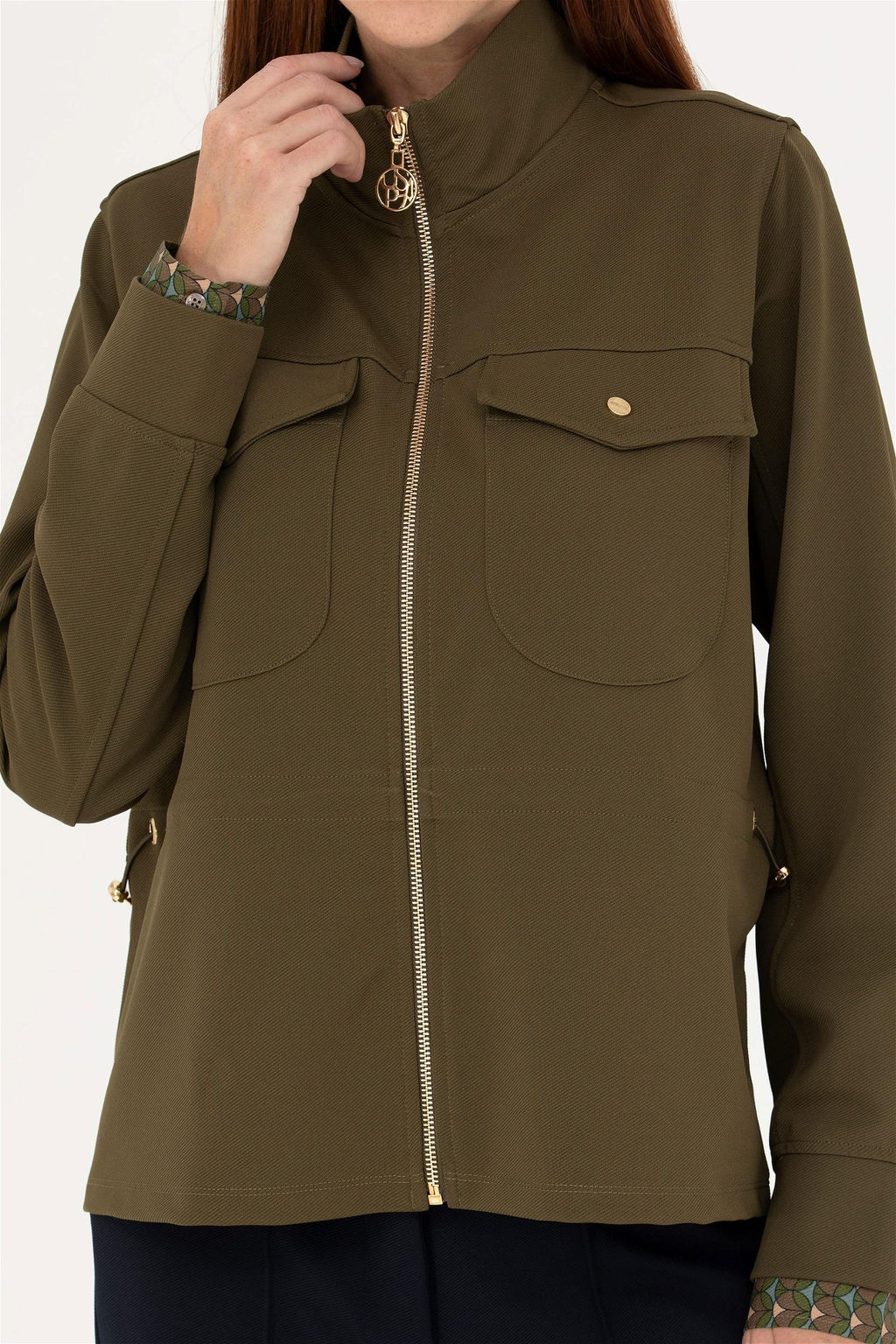 Женский свитшот цвета хаки - U.s. polo assn фото 13