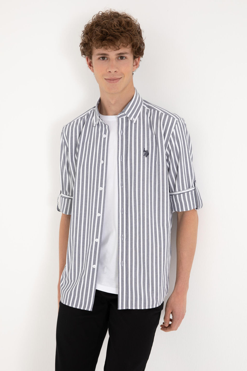 Erkek Lacivert Uzun Kollu G_mlek Sepette S_rpriz _ndirim - U.s. polo assn фото 3