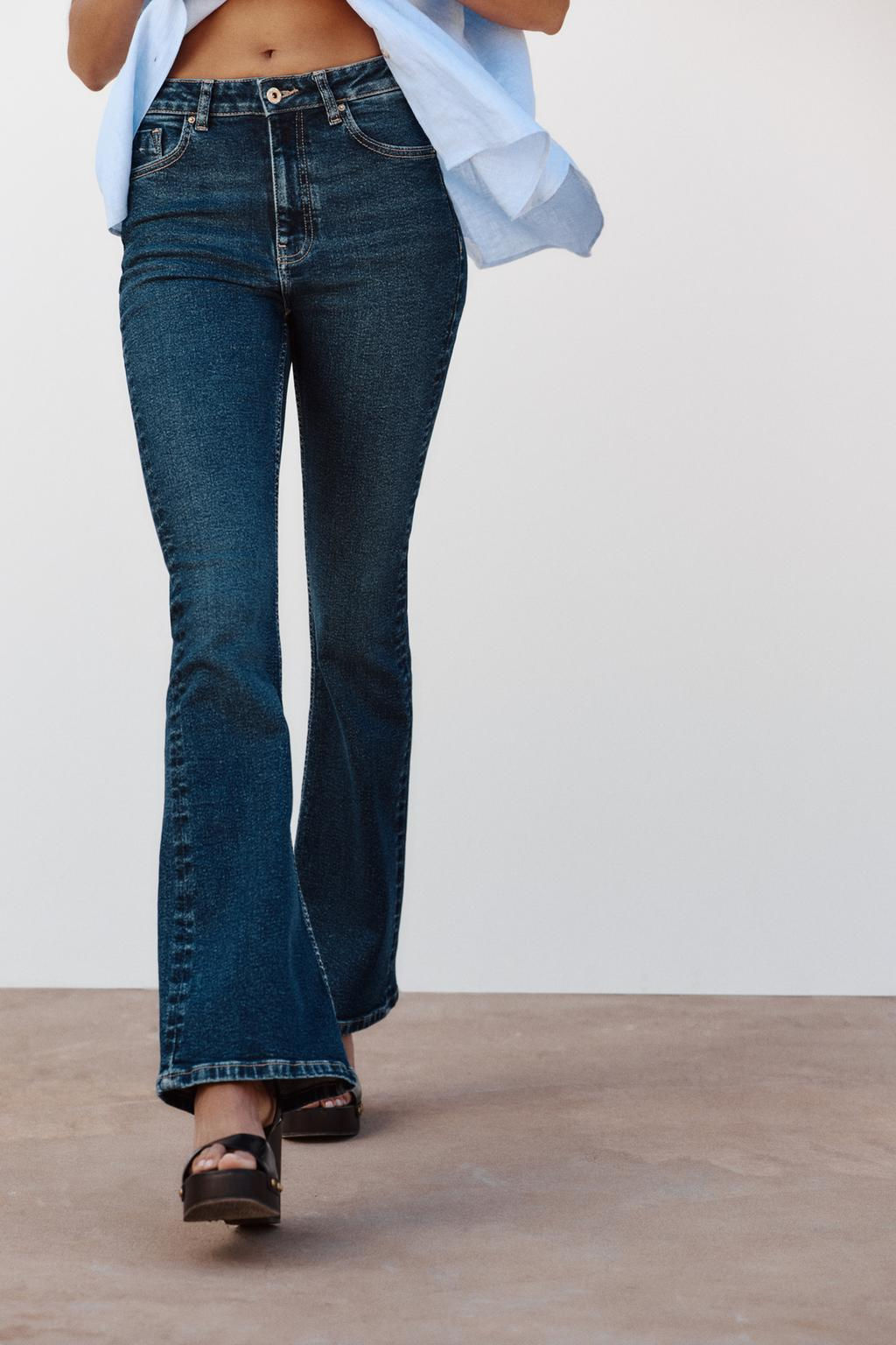 Z1975 FLARED HIGH-WAIST JEANS - Zara фото 9