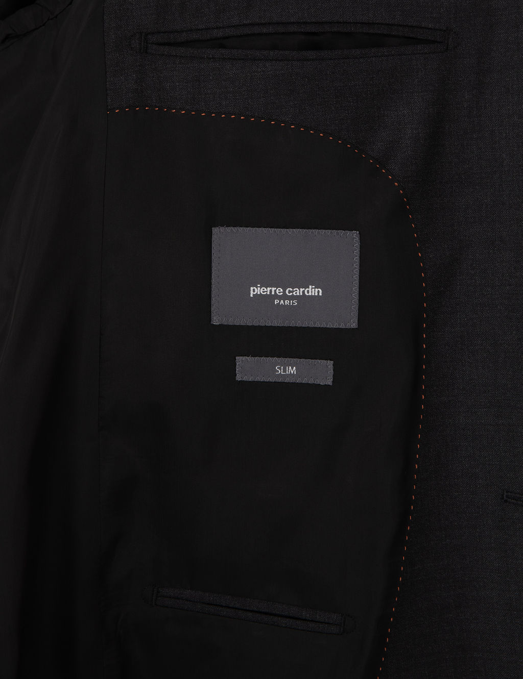 Antrasit Slim Fit Y_n Ka_mir Kar___ml_ Tak_m Elbise