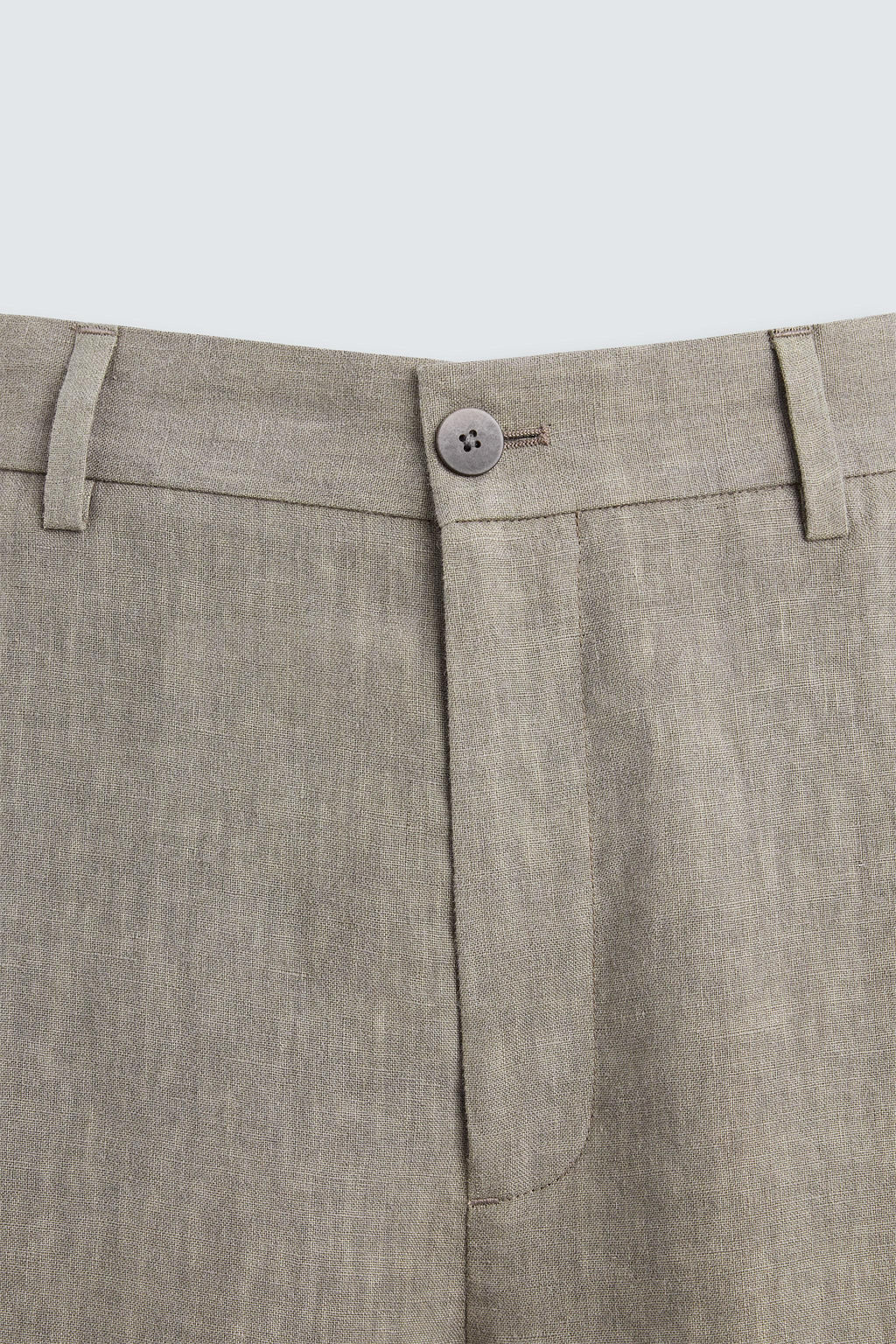 100% WASHED LINEN SUIT TROUSERS - Zara фото 9