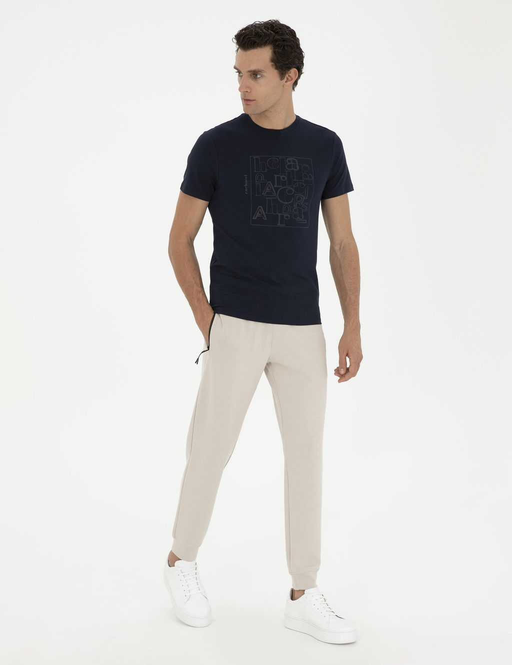 Спортивные штаны узкого кроя Stone - Cacharel фото 3