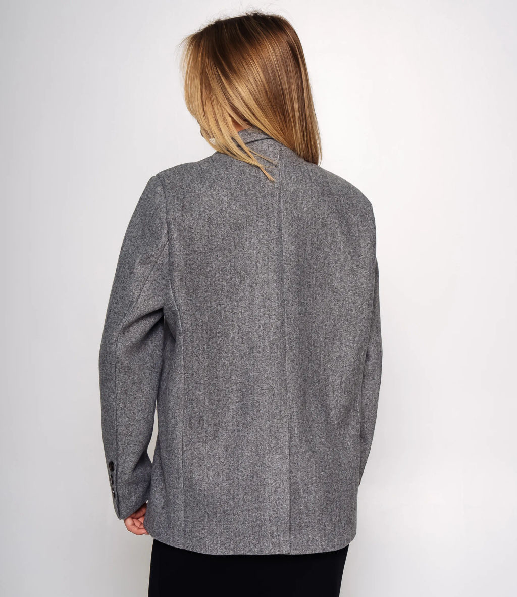 Пиджак #КТ55757, серый - Dommod фото 3