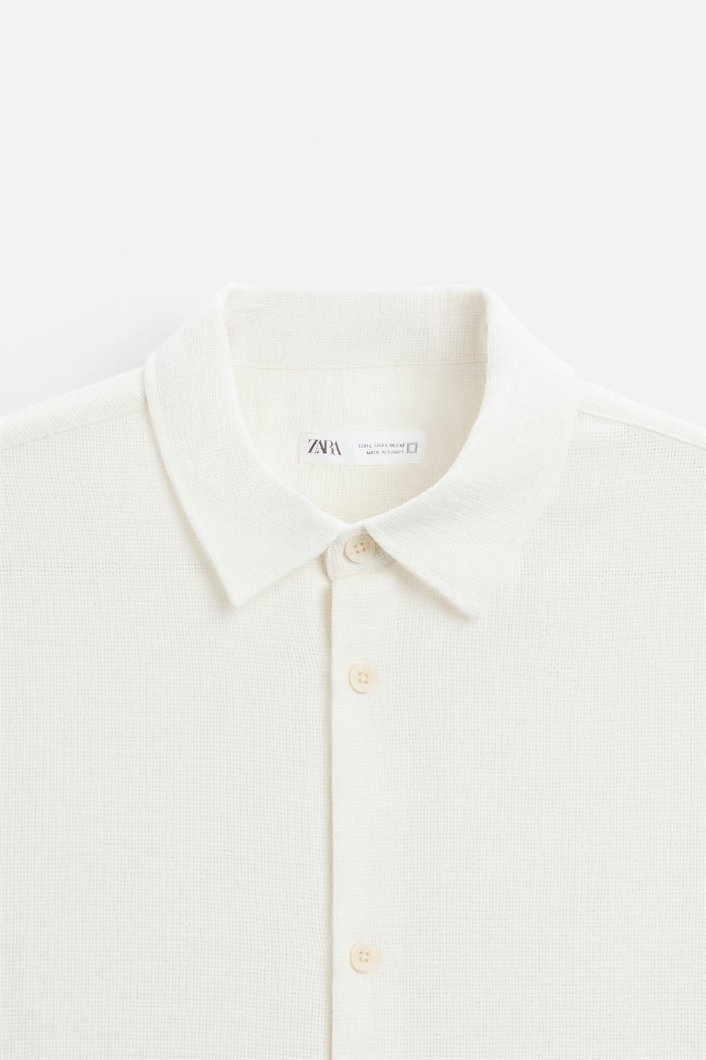 TEXTURED SHIRT - Zara фото 8