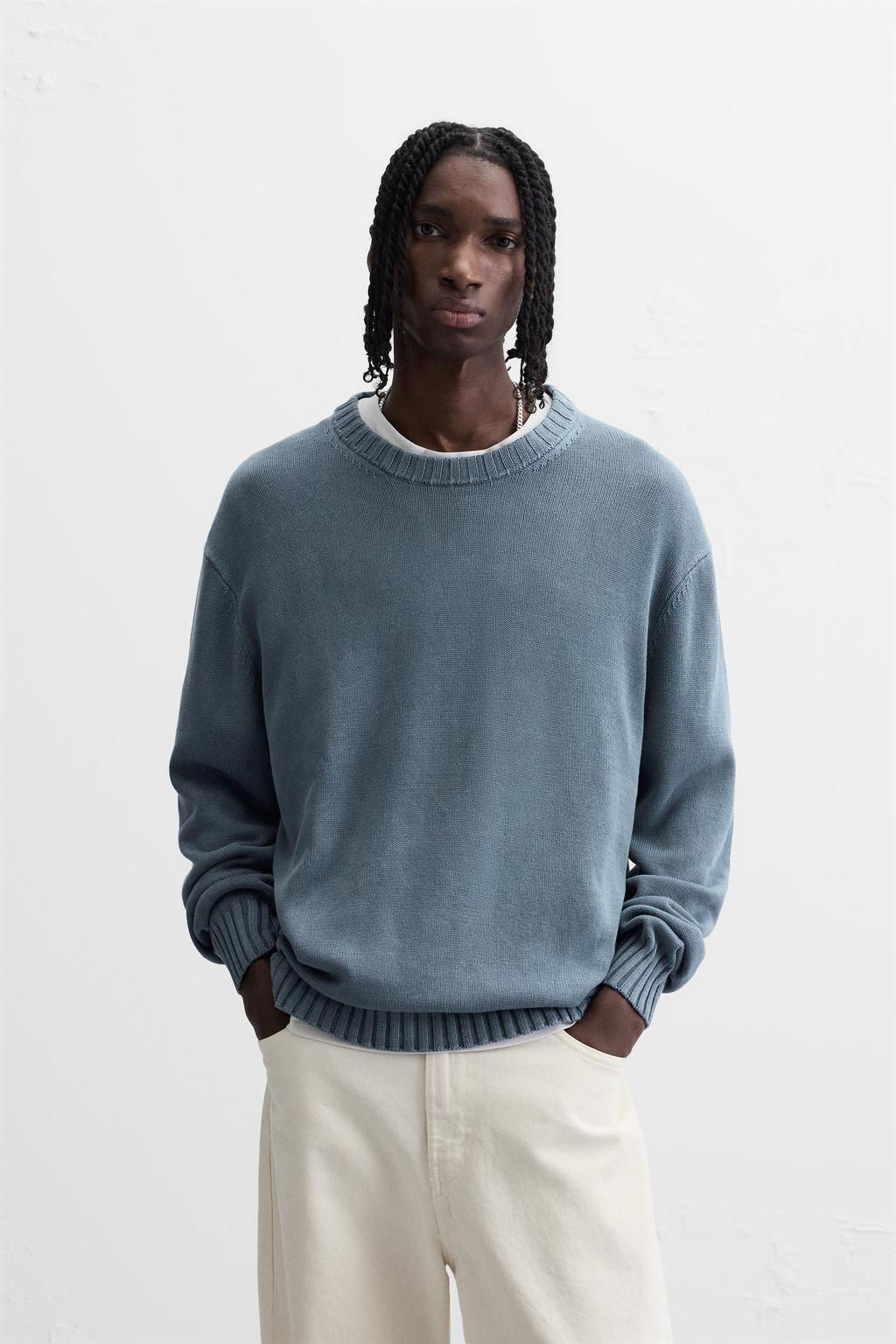 TEXTURED WASHED SWEATER - Zara фото 2