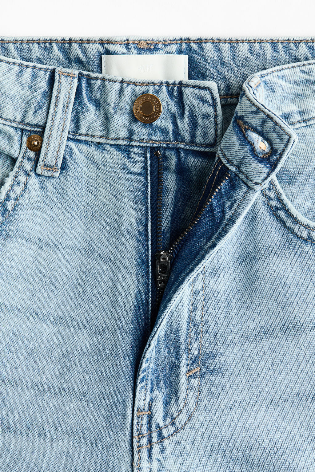 Wide High Waist Jeans - H&m фото 3