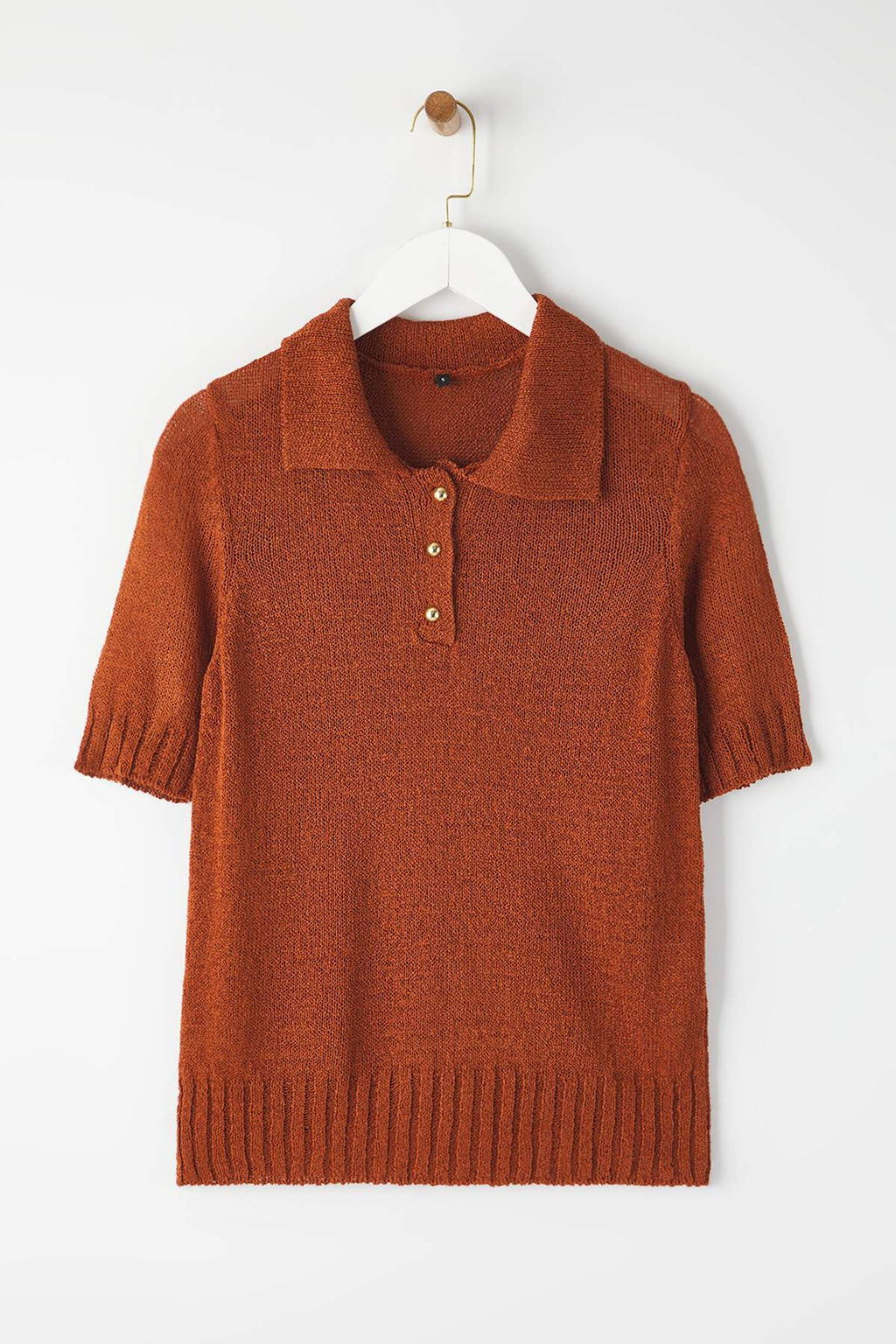 Tarc?n Brumer Iplik Polo Yaka Triko Ince Bluz TWOSS25BZ00341