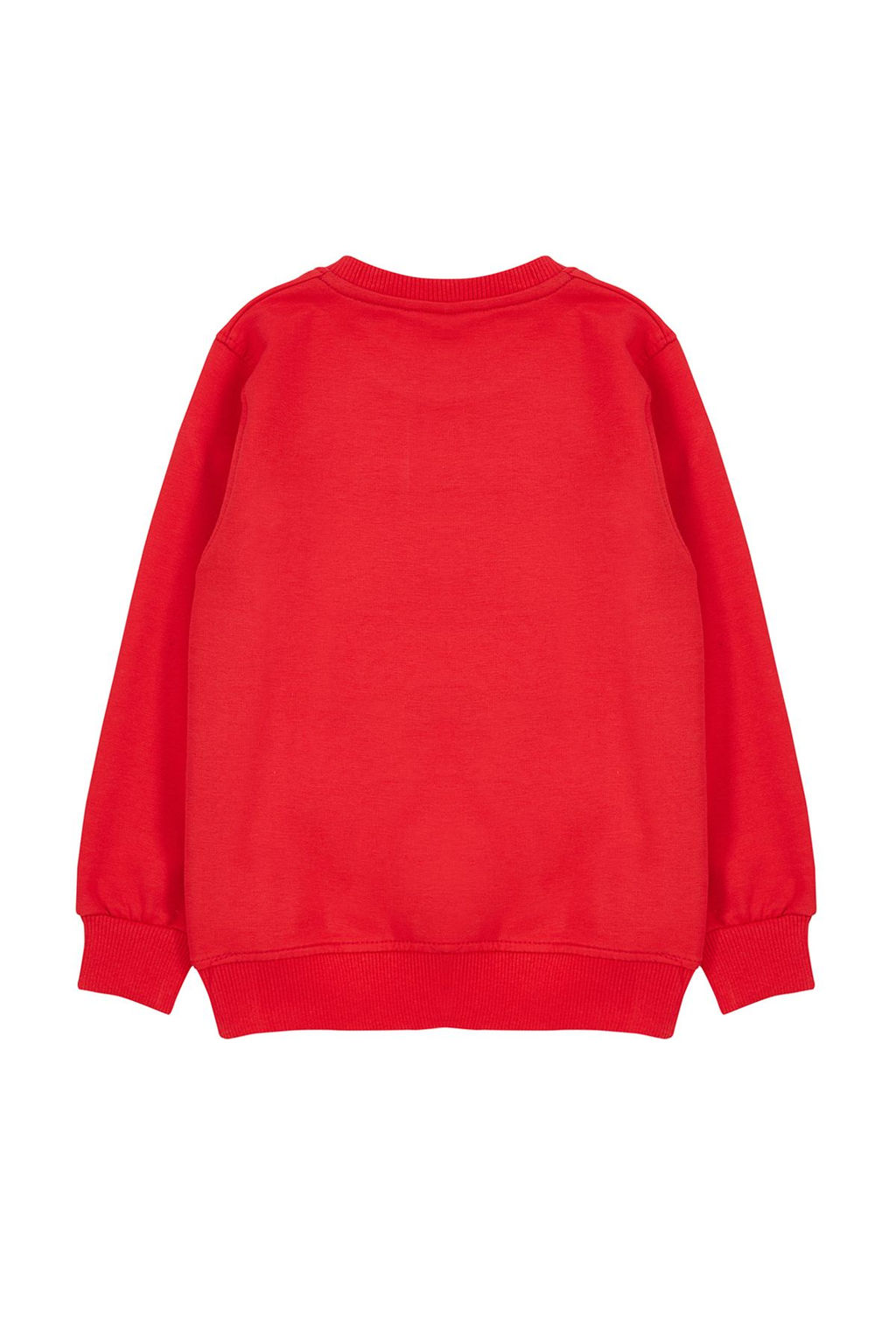 Siyah*001 Erkek Cocuk Mevsimlik-Ince Kaplan Desenli Bisiklet Yaka Orme Sweatshirt TKDAW25SW00007 - Trendyolmilla фото 4