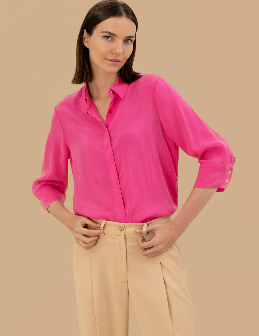 Fu_ya Comfort Fit Uzun Kollu G_mlek - Pierre cardin фото 2