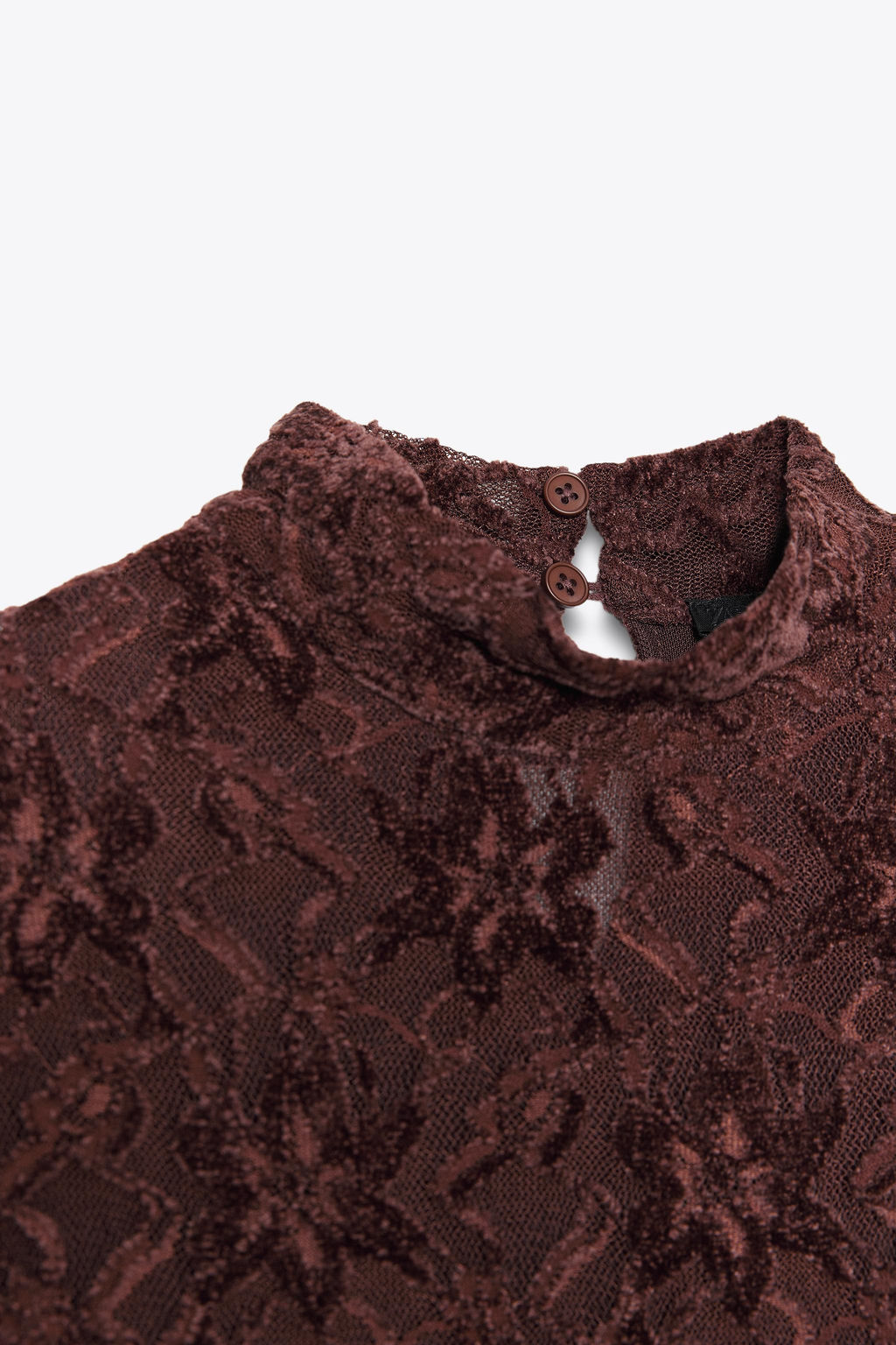 SOFT-TOUCH LACE SHORT DRESS - Zara фото 7