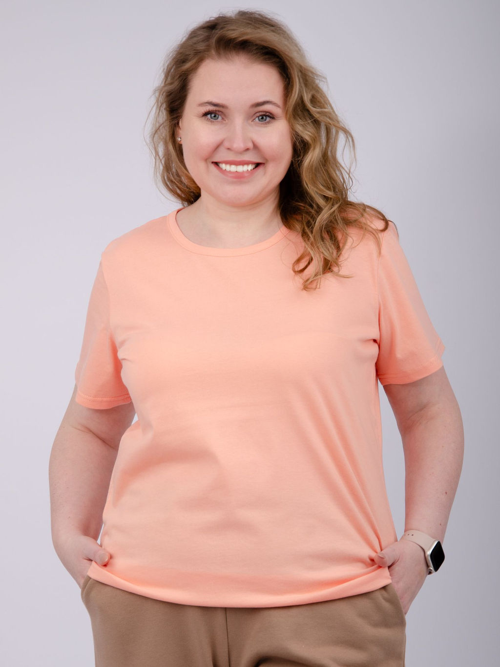 Футболка "Карусель 6" оранжевая, трикотаж