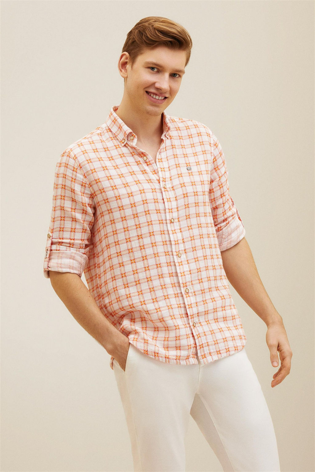 U. S. Polo Assn Мужская клетчатая рубашка в клетку - U.s. polo assn фото 8