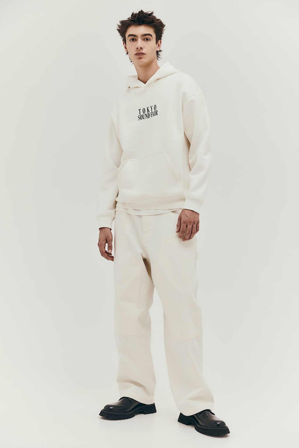 Sudadera con capucha y estampado Loose Fit - H&m фото 3