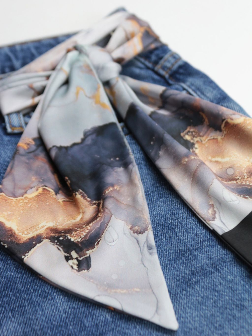 Шелковая резинка-платок BANTP006 - Sahar art lab фото 8