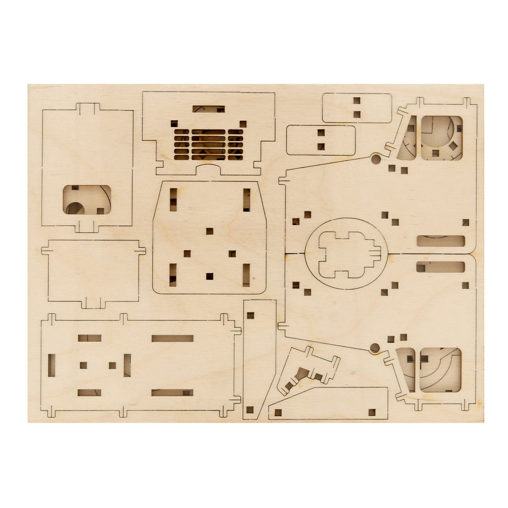 REZARK BIR-004 Пазл 3D 150 элемент. Автокран