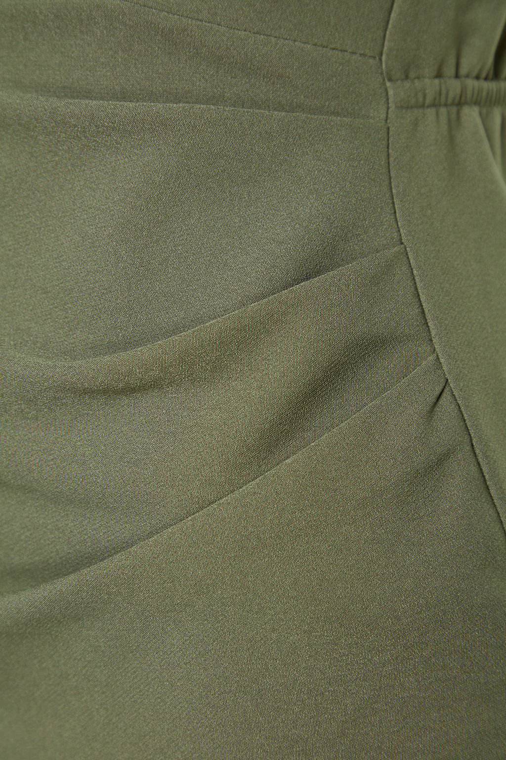 TRENDYOLMILLA Haki Kruvaze Dokuma Elbise TWOAW24EL00737  фото 7