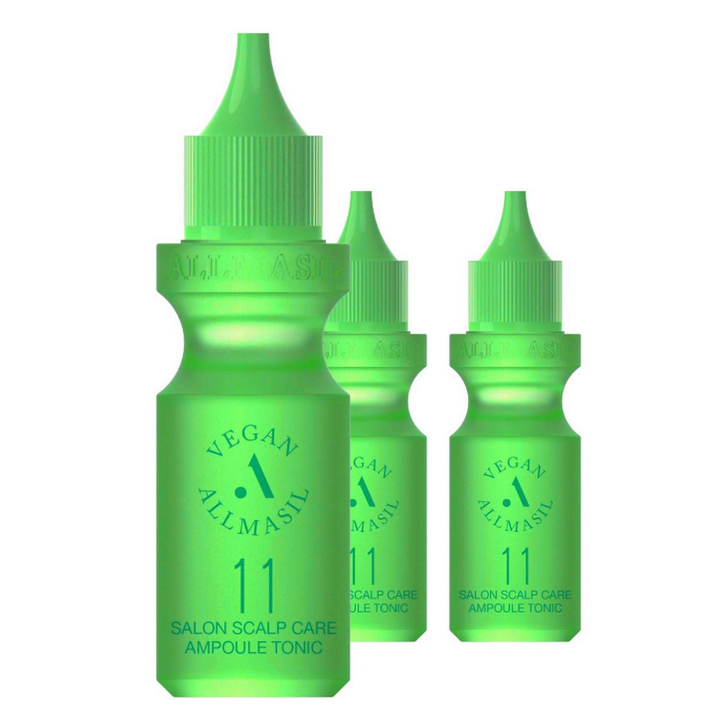 AllMasil Ампульный тоник для салонного ухода за кожей головы / Vegan 11 Salon Scalp Care Ampoule Tonic, 3 шт. х 30 мл