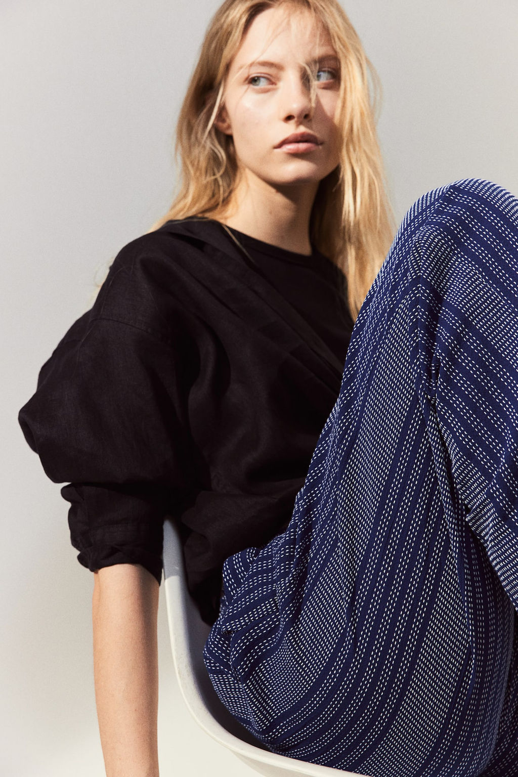 Pantalon paper bag - H&m фото 2