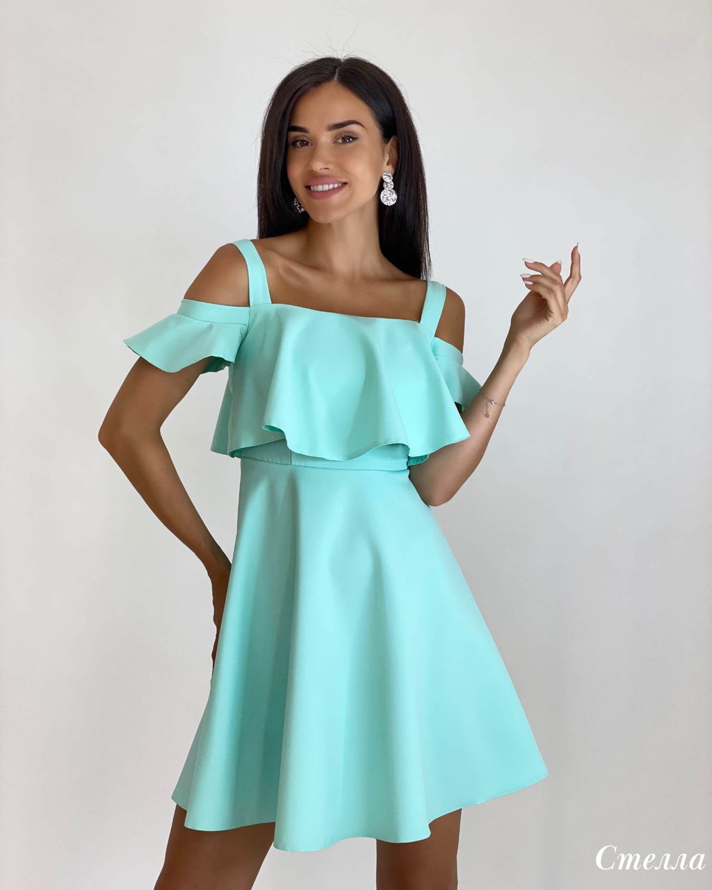 Платье Стелла Bordo (тиффани) - Nadi bordo фото 2