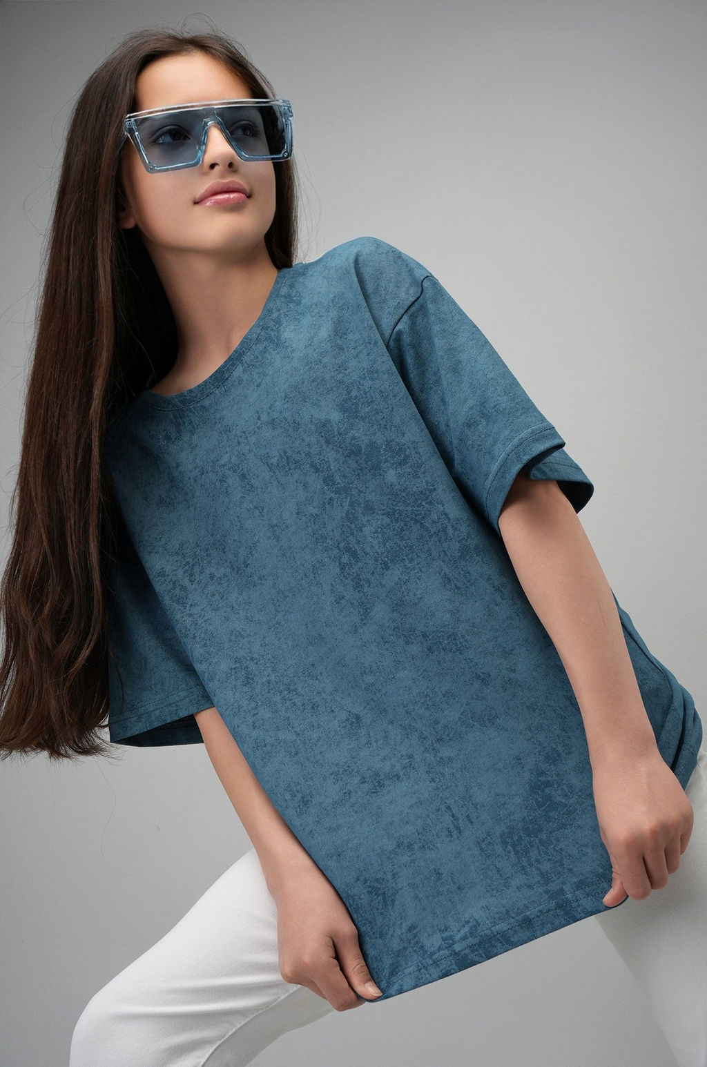 Детская футболка оверсайз Happyfox