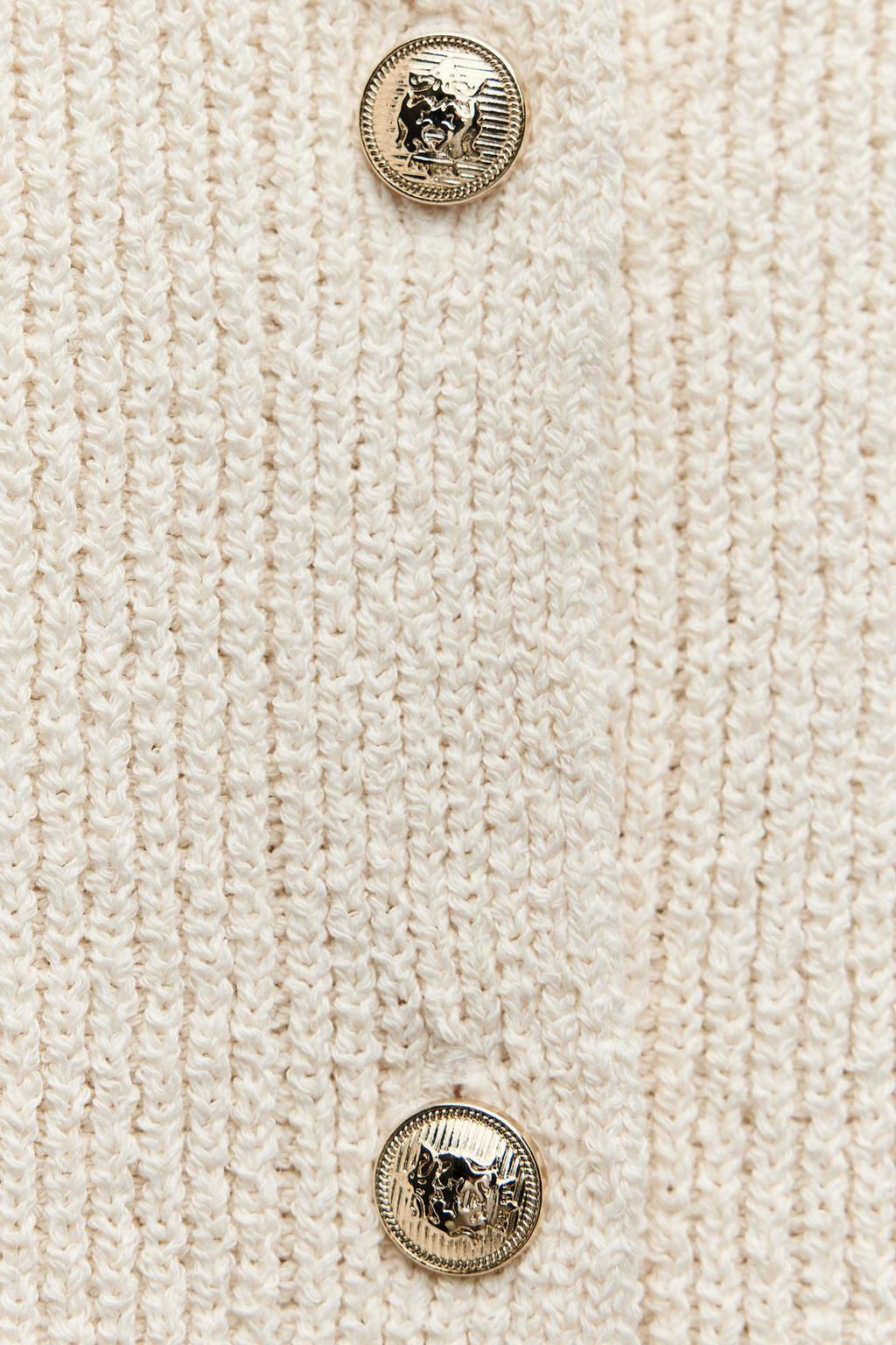 PLAIN KNIT TOP - Zara фото 13