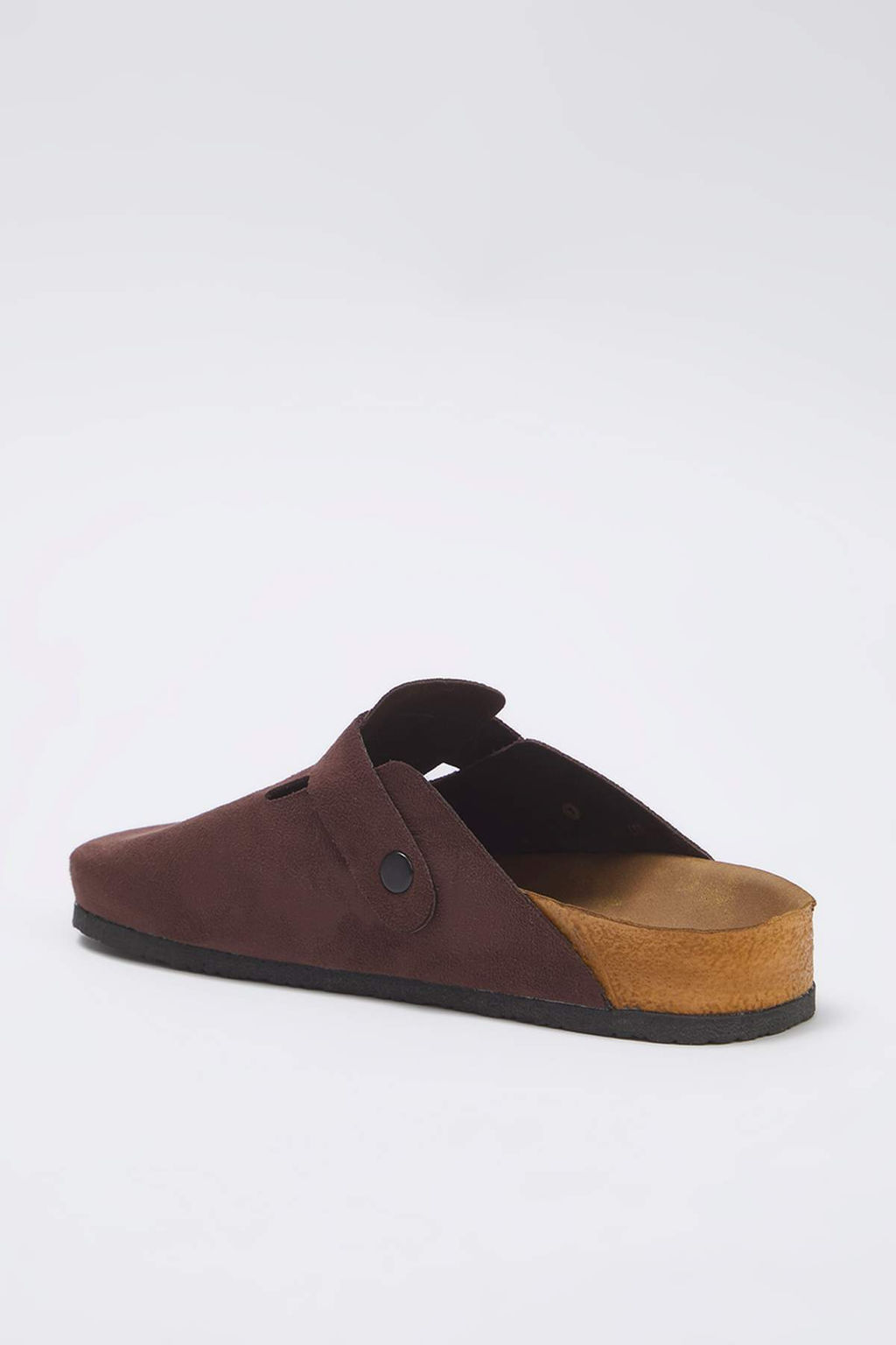 Kahverengi Suet Onu Kapal? Duz Kad?n Sabo Terlik TAKSS25TE00001