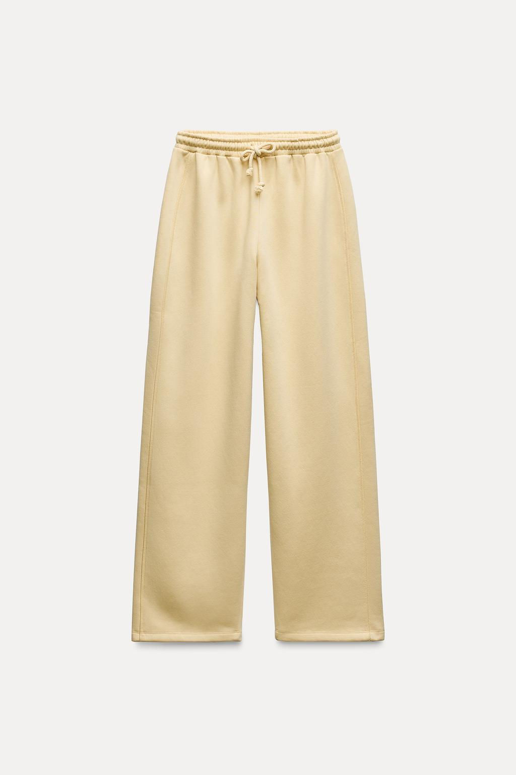 STRAIGHT PLUSH TROUSERS - Zara фото 15