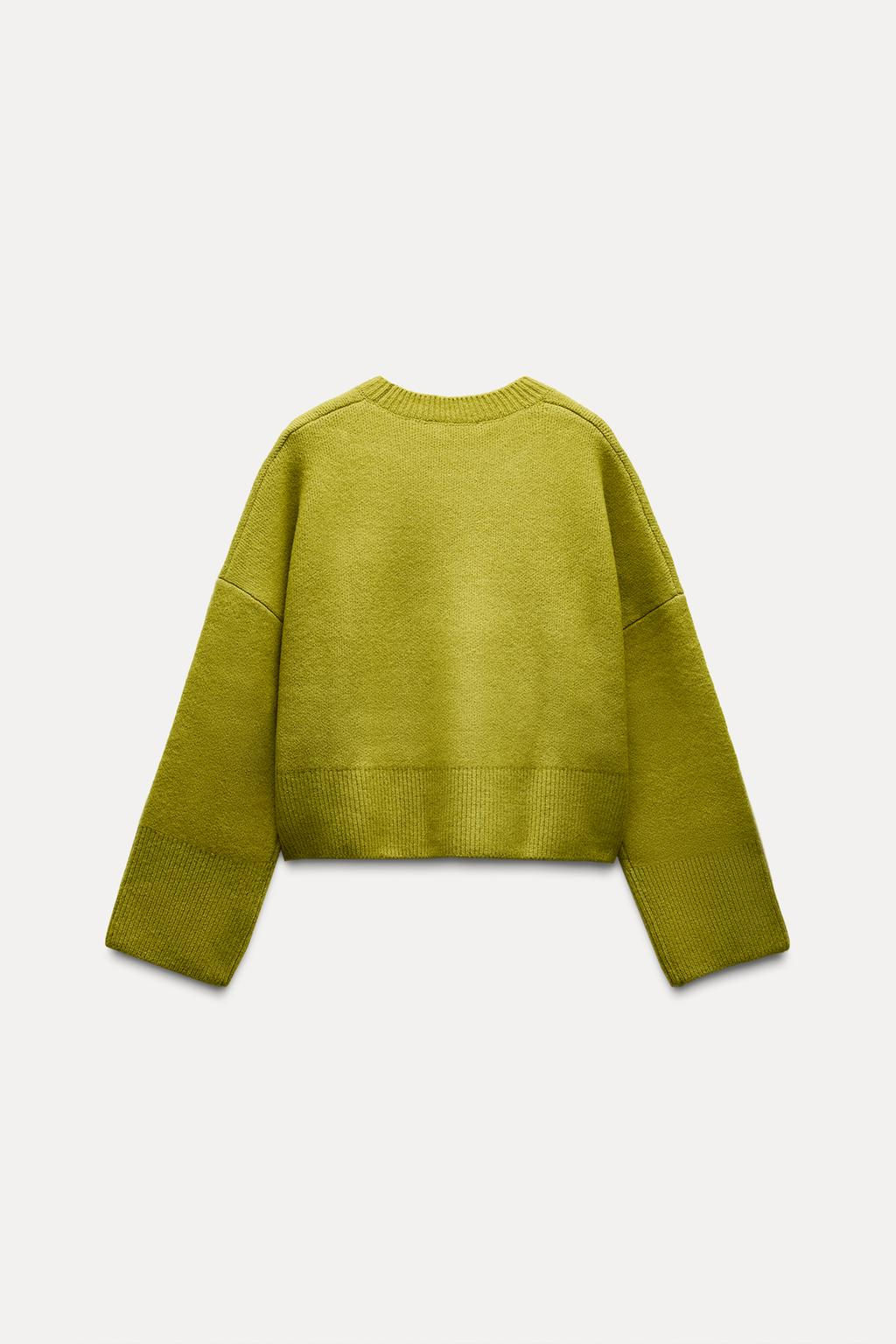 BASIC PLAIN KNIT SWEATER - Zara фото 2