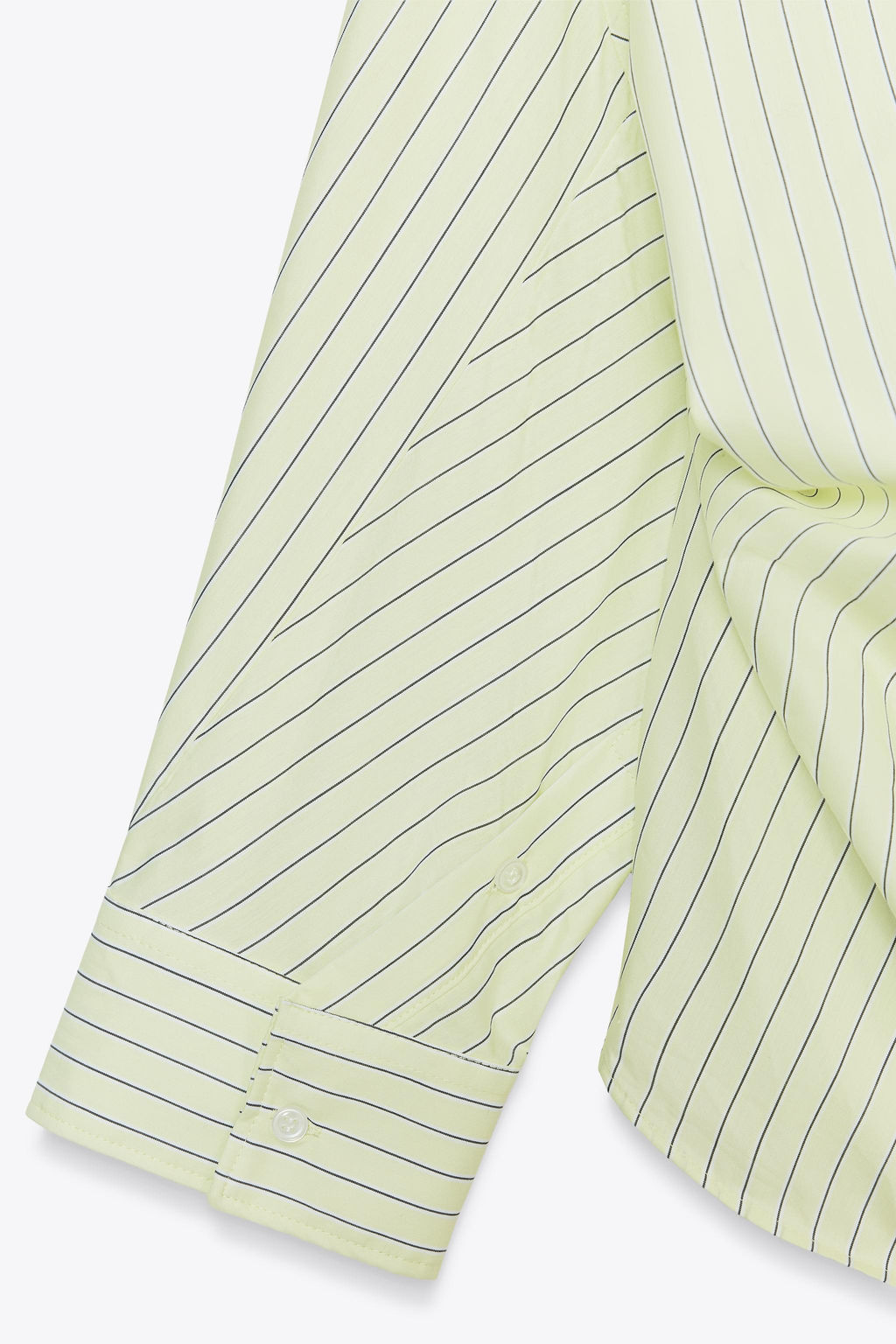 OVERSIZE STRIPED POPLIN SHIRT - Zara фото 20