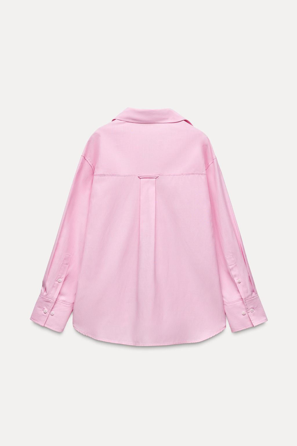 STRIPED OXFORD SHIRT - Zara фото 7