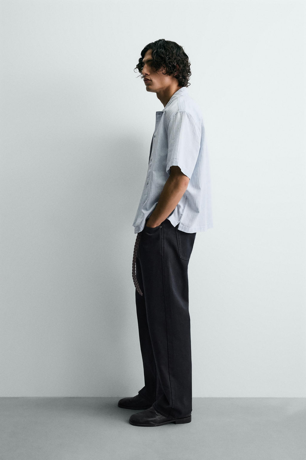 WASHED TEXTURED SHIRT - Zara фото 12