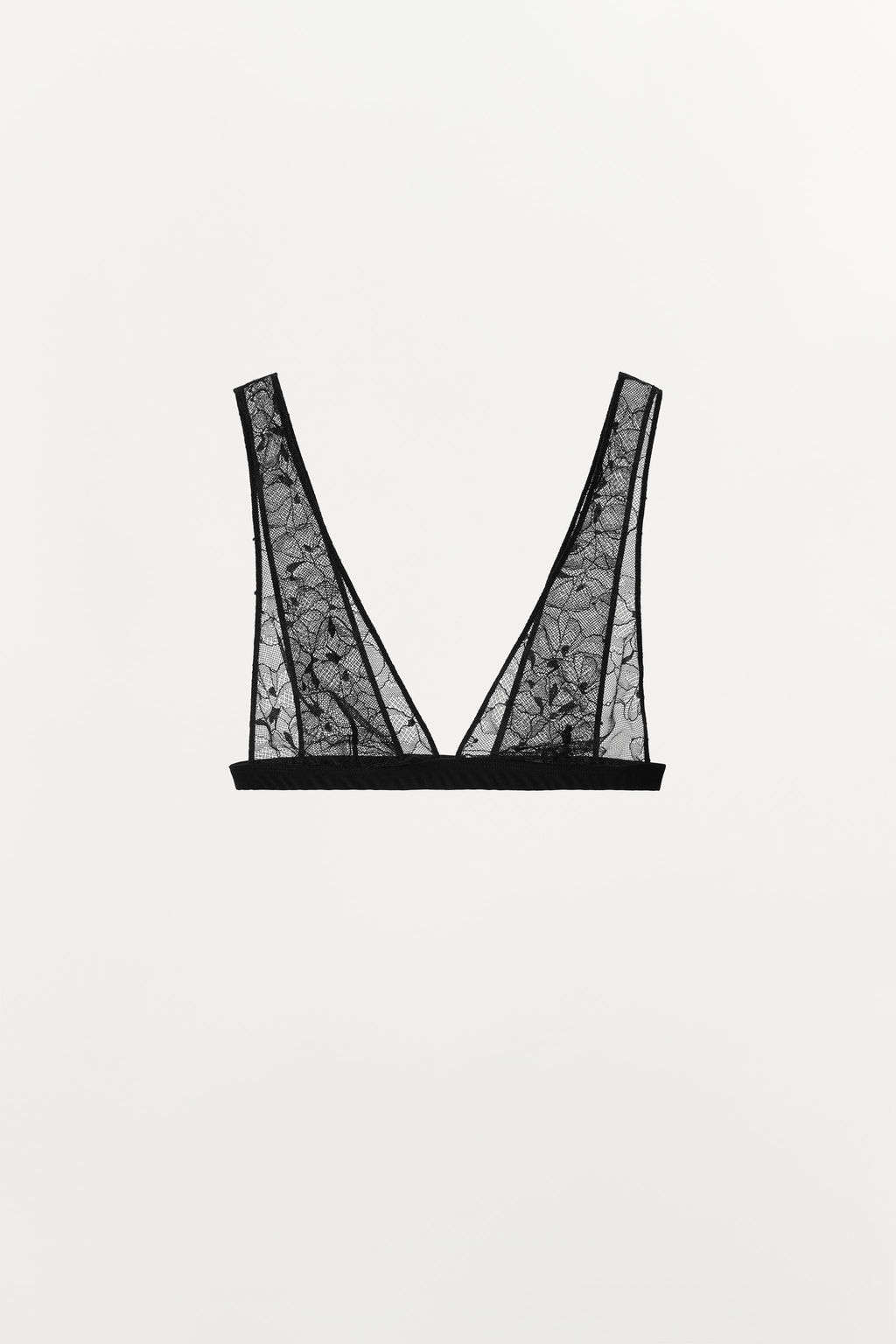 LACE TRIANGLE BRALETTE - Zara фото 6
