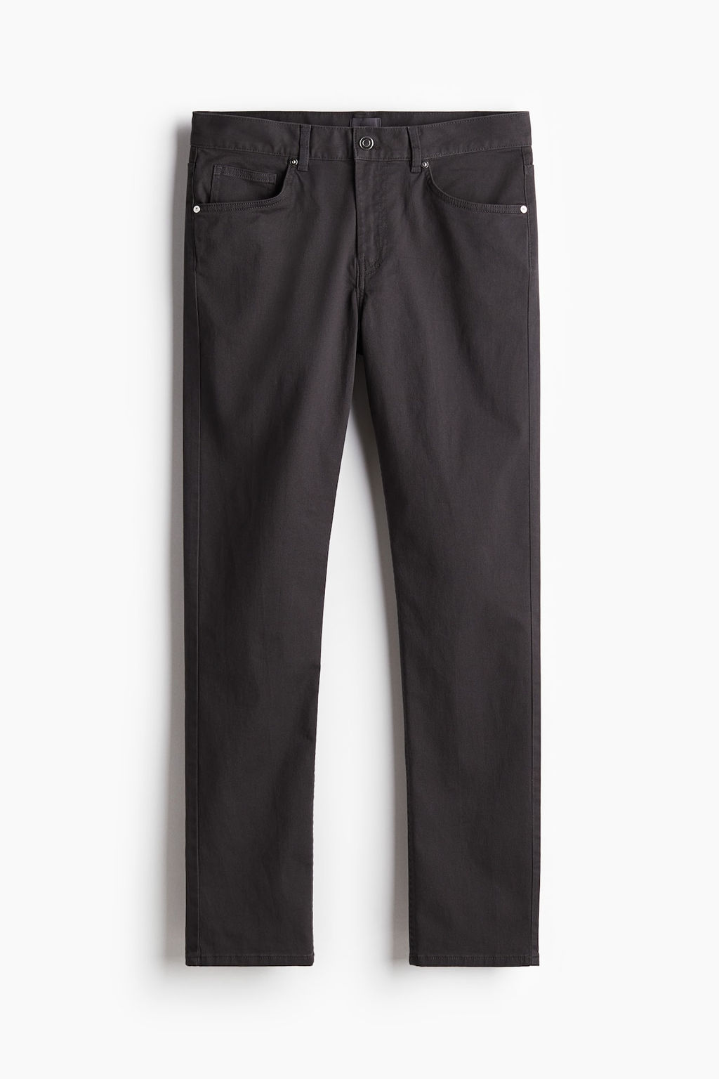 Pantalon en sarga de algodon Slim Fit - H&m фото 6