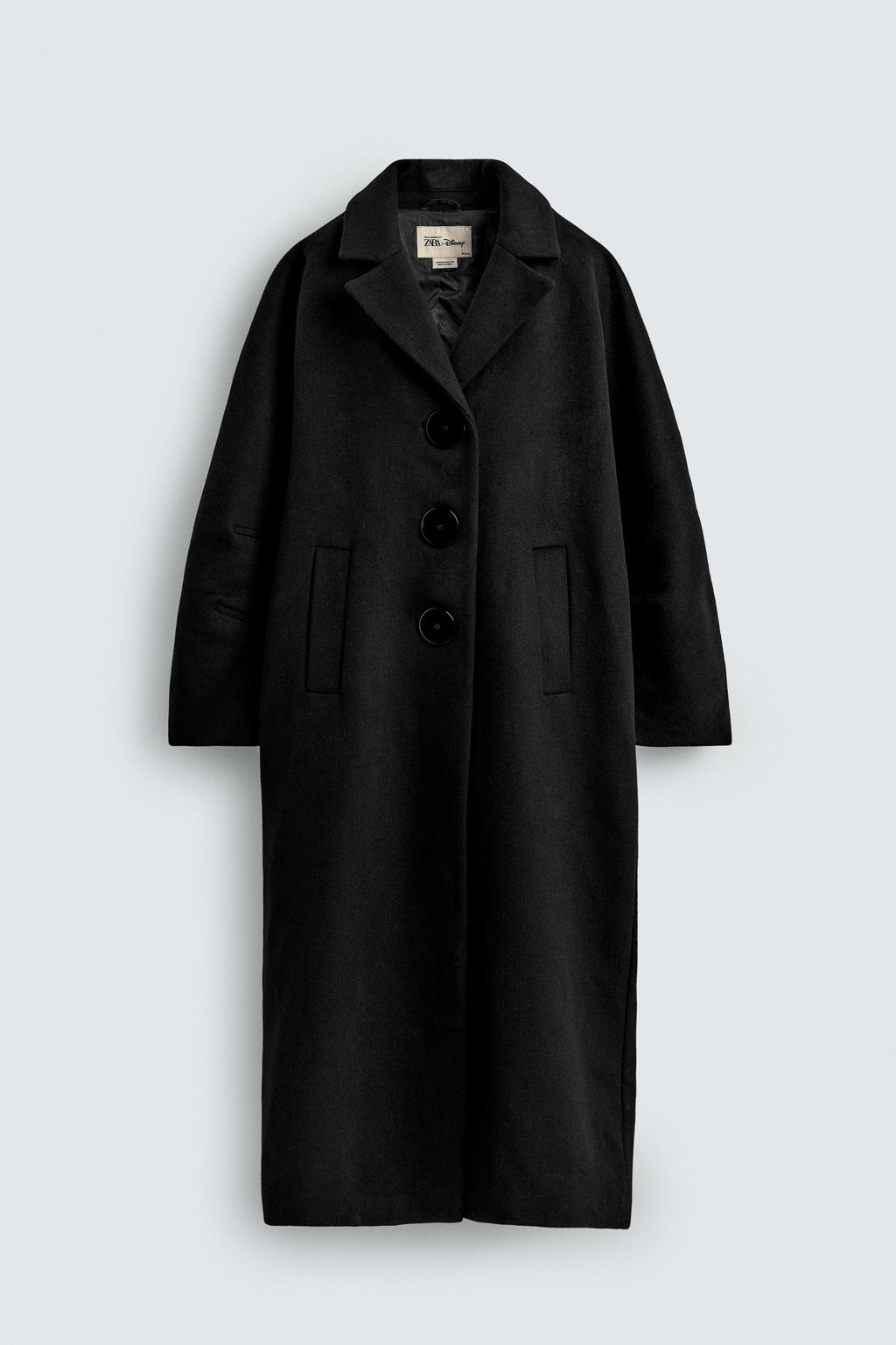 OVERSIZE LONG COAT HARRY LAMBERT FOR ZARA X DISNEY фото 2